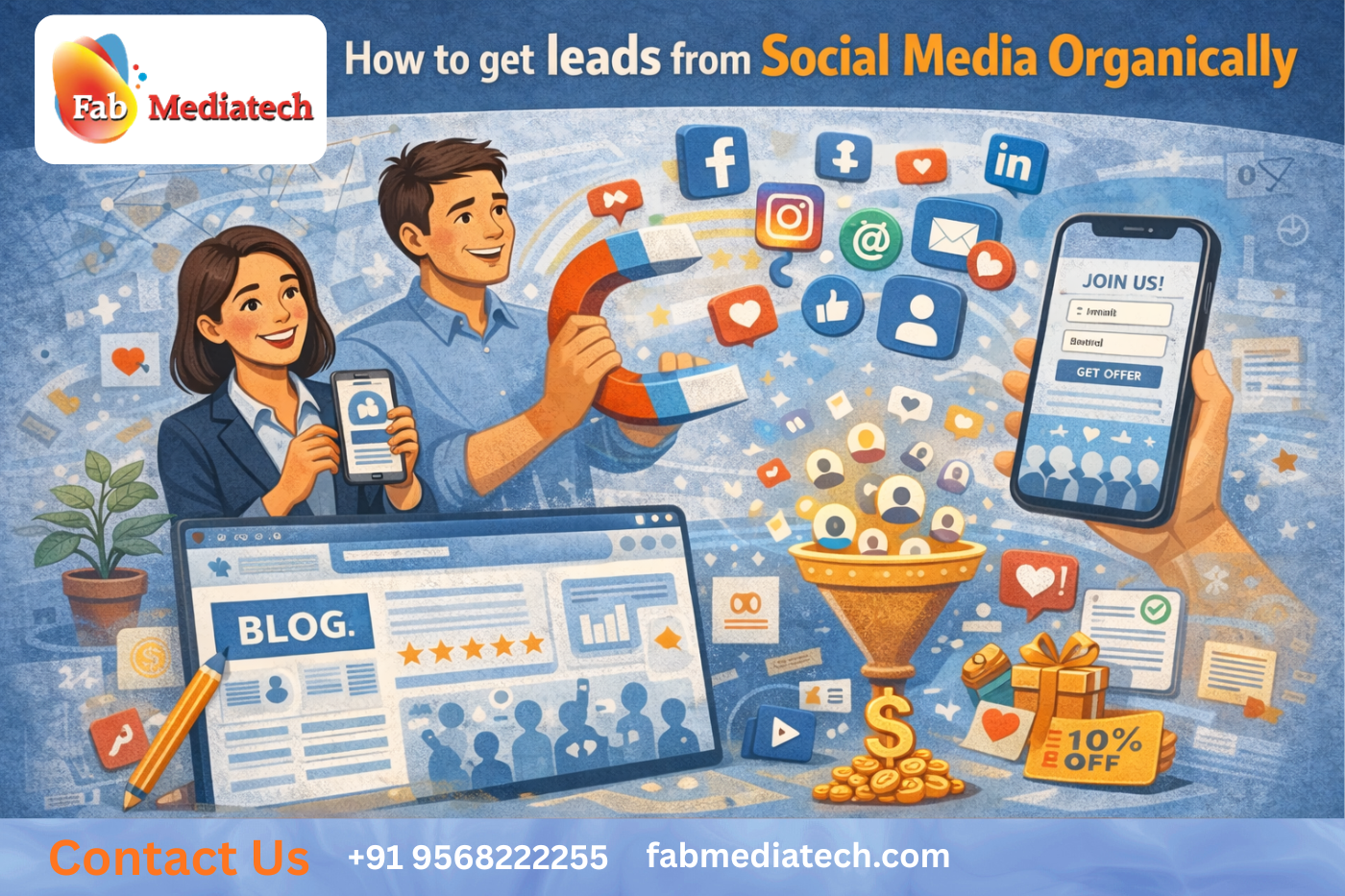 How to get leads from Social Media Organically?