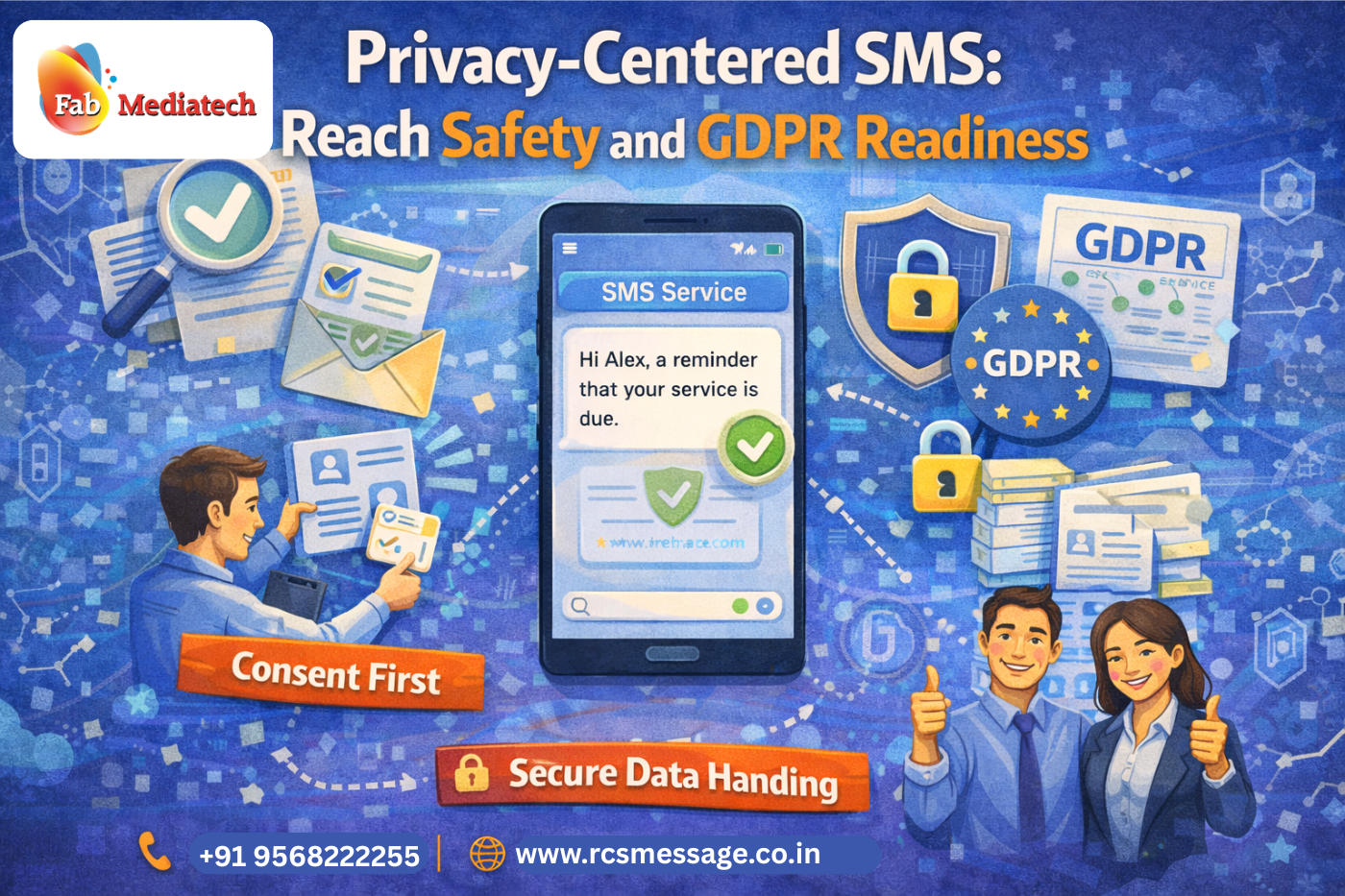 Privacy-Centered SMS: Reach Safety and GDPR Readiness